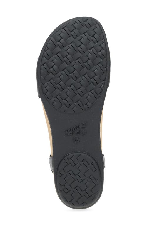 Dansko Jodie Ankle Strap Sandal In Black Calf