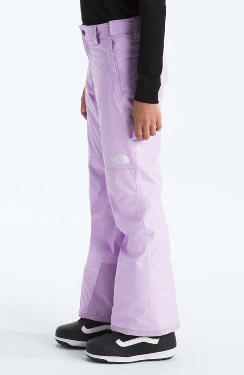 The North Face Kids' Freedom Waterproof Insulated Pants In Purple
