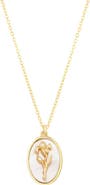 Set & Stones Katrina Birth Flower Necklace