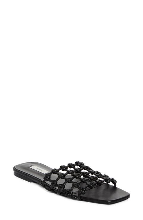Women's Square Toe Flat Sandals | Nordstrom