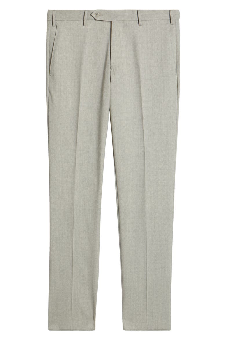 Parker Stretch Wool Trousers, Alternate, color, LIGHT GREY