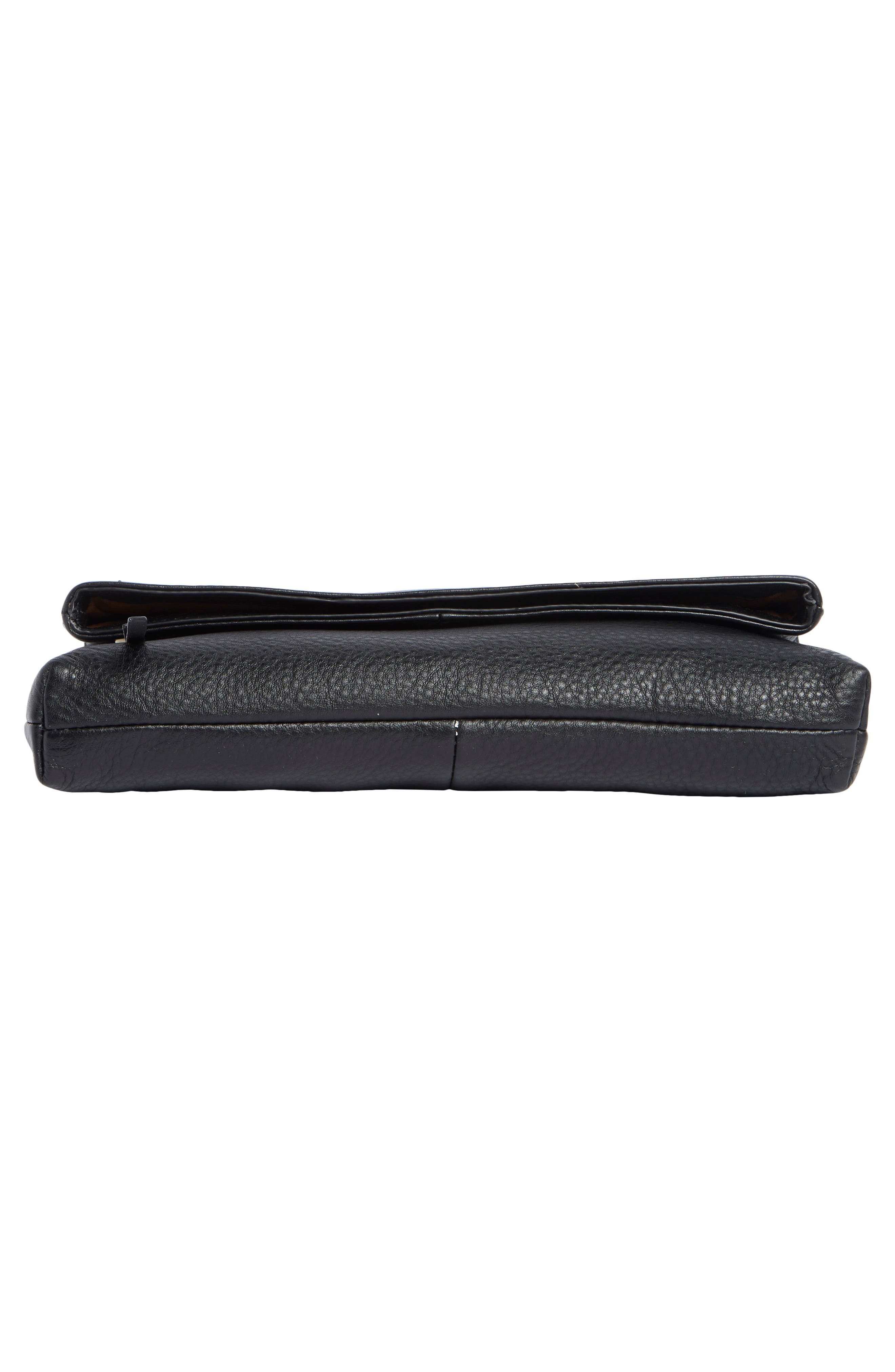 Grant Leather Crossbody Bag, Alternate, color, BLACK