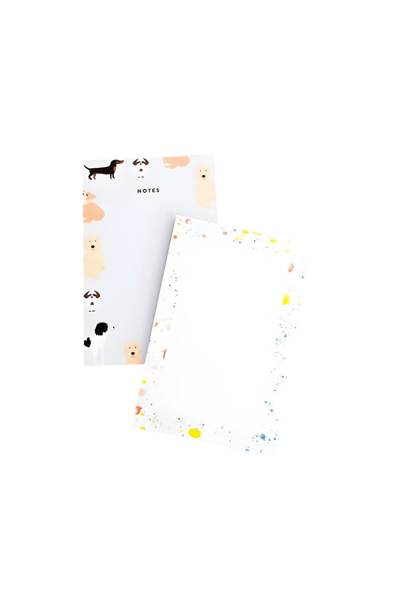 Joy Paper Co. Splatter Paint Notepad, Alternate, color, White, Yellow, Teal, Coral