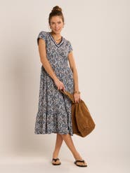 Brakeburn Lucia Tiered Midi Dress