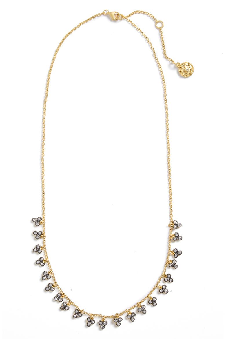 Visionary Collar Necklace, Main, color, GOLD/ GUNMETAL/ CLEAR