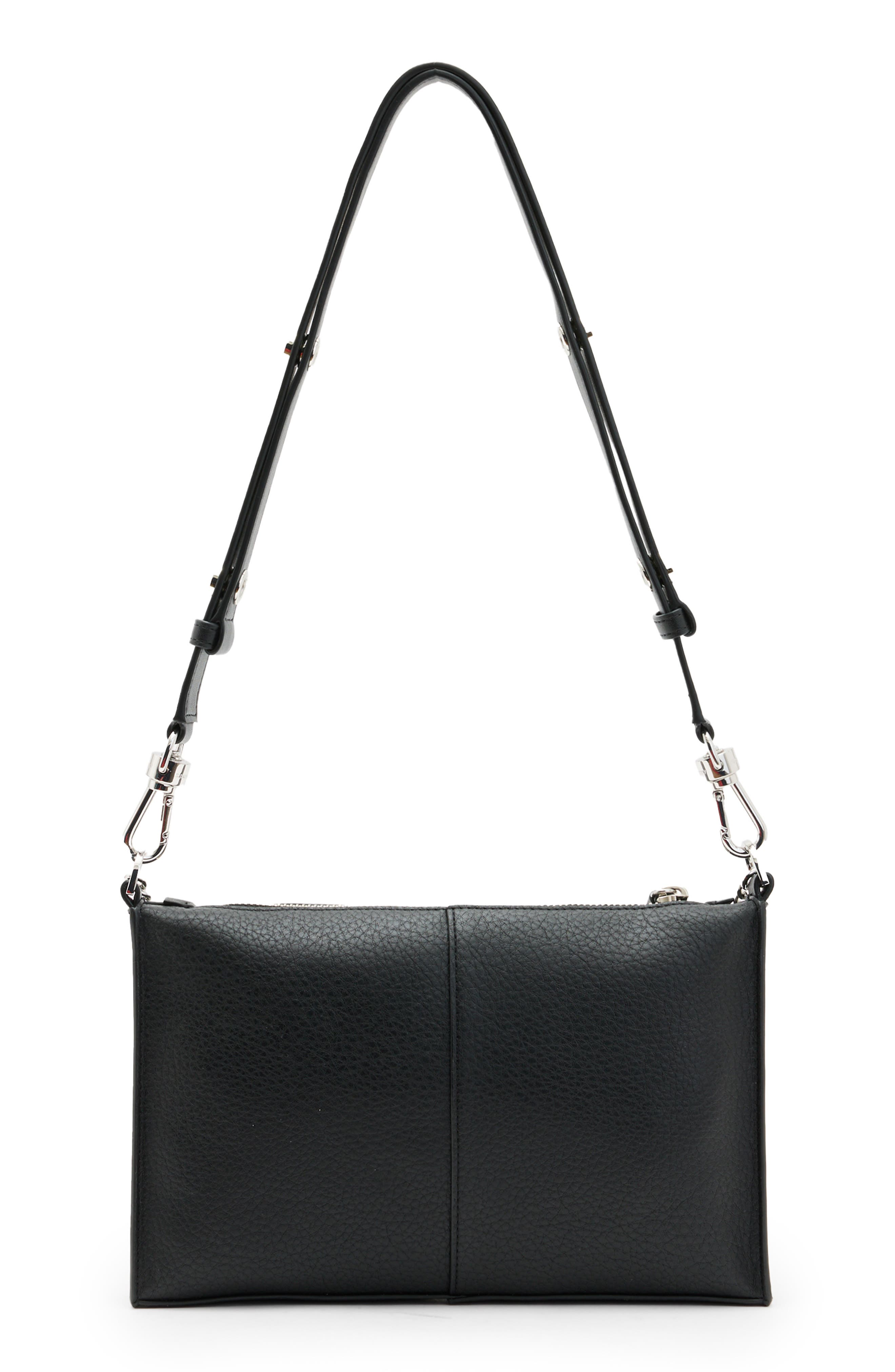 AllSaints Eve Leather Crossbody Bag, Alternate, color, 