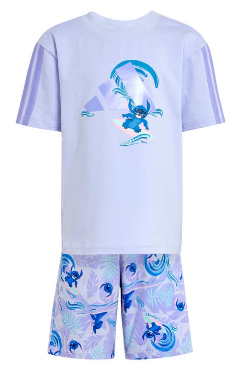 x Disney Kids' Lilo & Stitch Graphic T-Shirt & Shorts Set (Toddler & Little Kid)