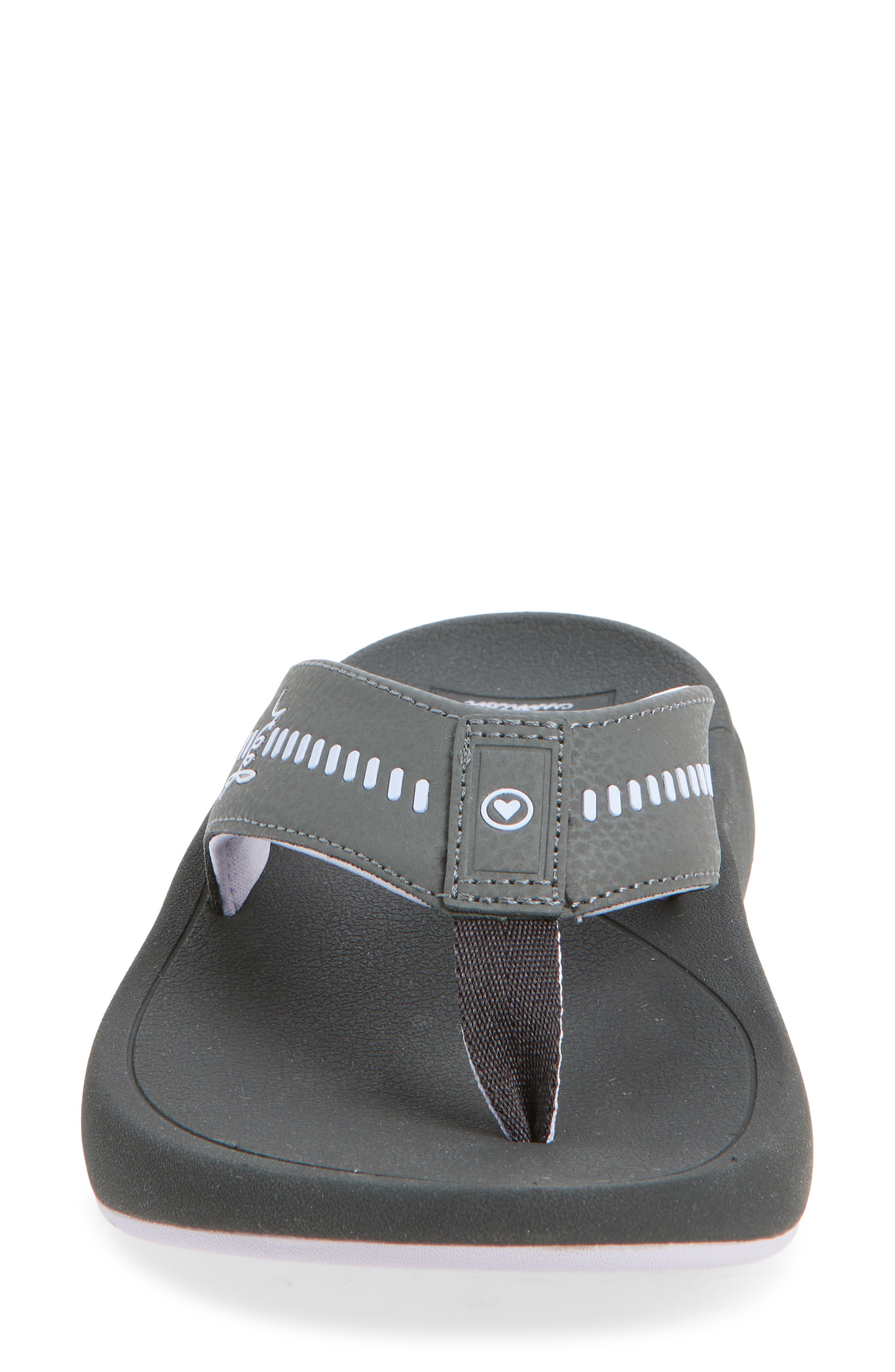 Reef Swellsole Rover Flip Flop, Alternate, color, Raven