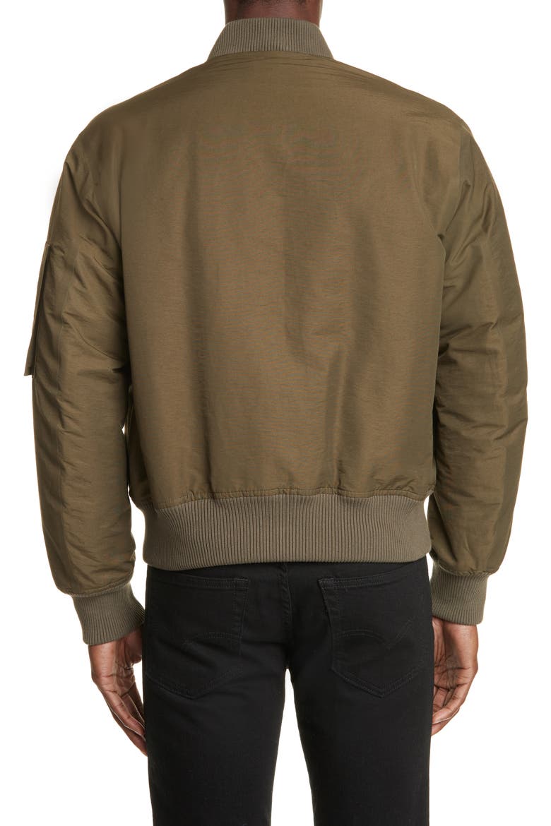 Bomber Flight Jacket, Alternate, color, ARMY