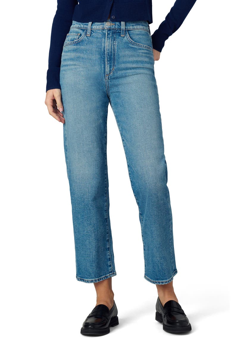 The Margot High Waist Ankle Straight Leg Jeans, Main, color, METAPHOR