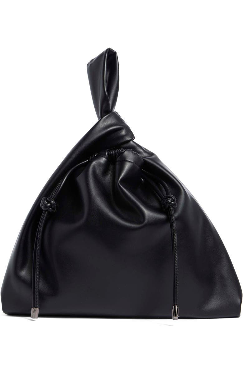 BCBG Corded Drawstring Bag, Main, color, Black