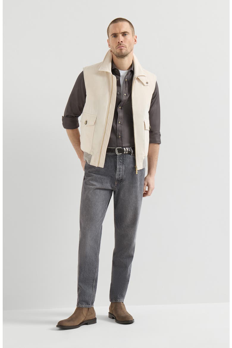 Greyscale denim trousers, Alternate, color, Medium Grey