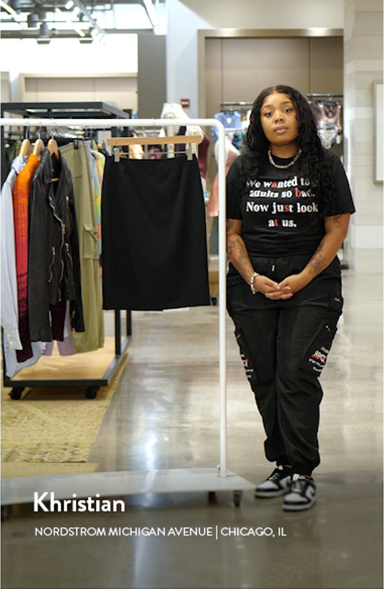 VIileah Virgin Wool Pencil Skirt, sales video thumbnail