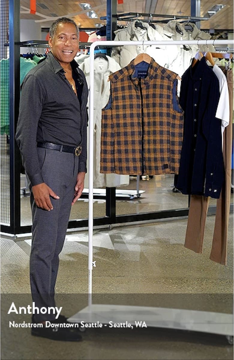 Plaid Quilted Vest, sales video thumbnail