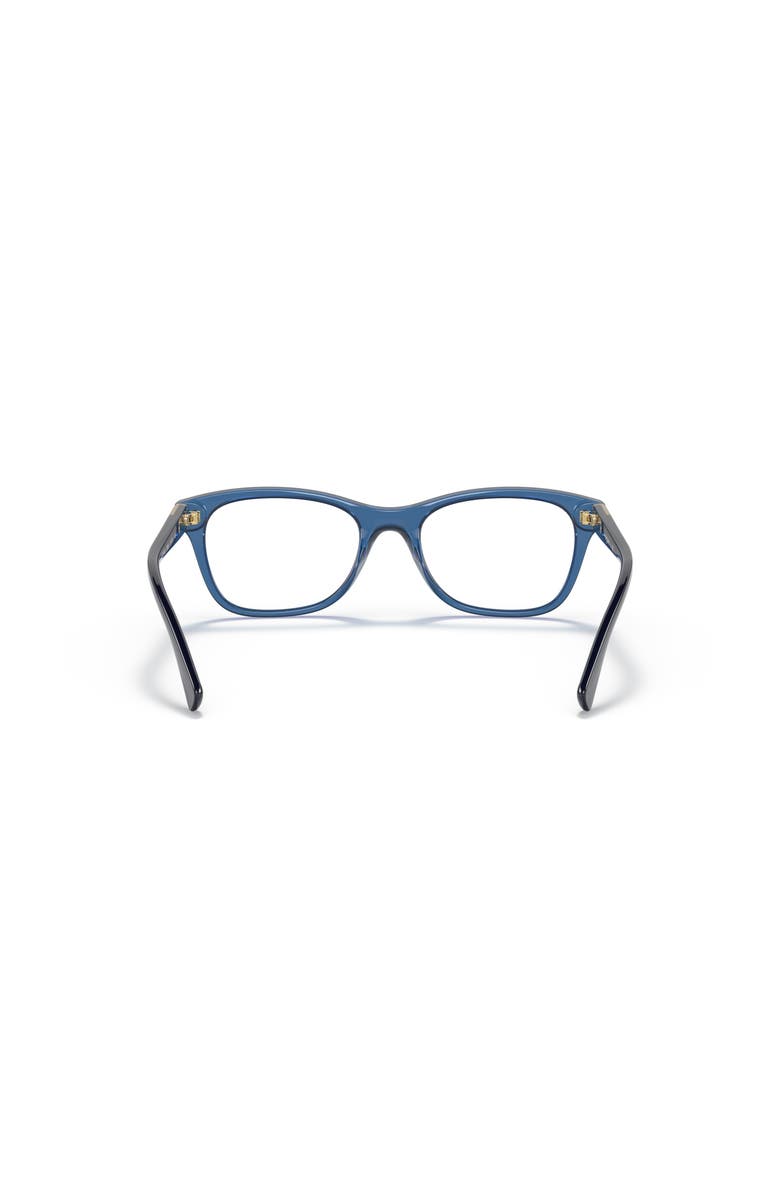 Vogue Eyewear 53mm Rectangle optical glasses, Alternate, color, Blue