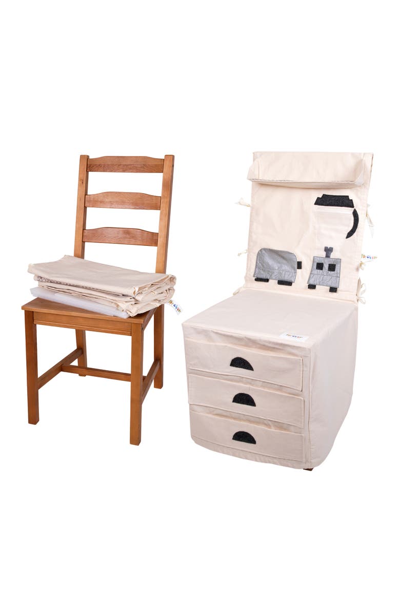 Salus Brands POPOHVER Pretend Kitchen Counter, Alternate, color, Off-White