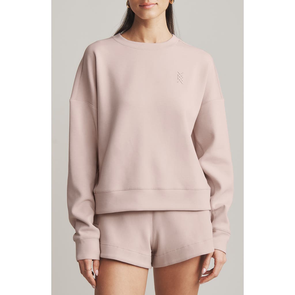 Shop Rhone Dreamglow Oversize Sweatshirt In Rose Dust