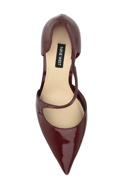 Nine West Dolen Pointed Toe Pump In Red