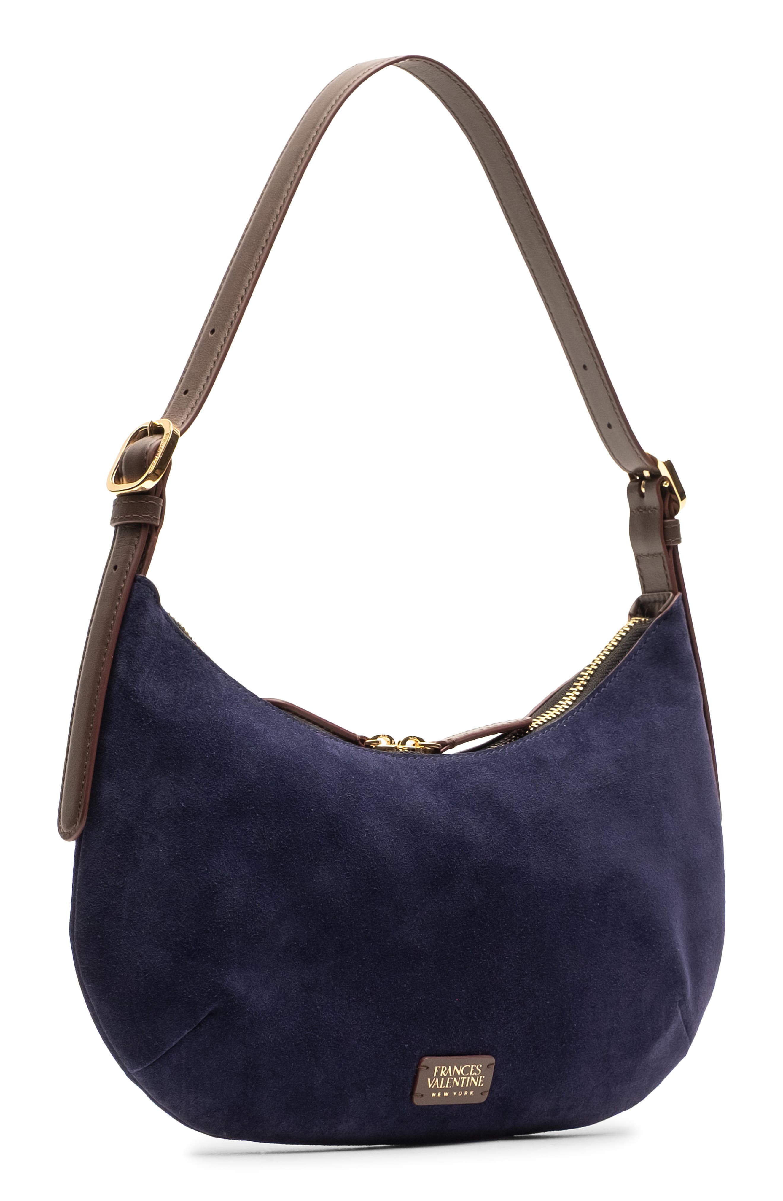 Starr Suede Hobo Bag, Alternate, color, NAVY