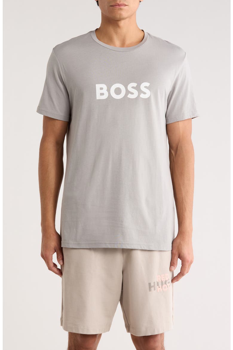 Logo Graphic T-Shirt, Main, color, SILVER