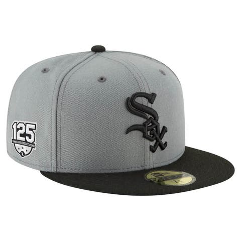 Men's New Era  Gray Chicago White Sox 125th Anniversary 59FIFTY Fitted Hat