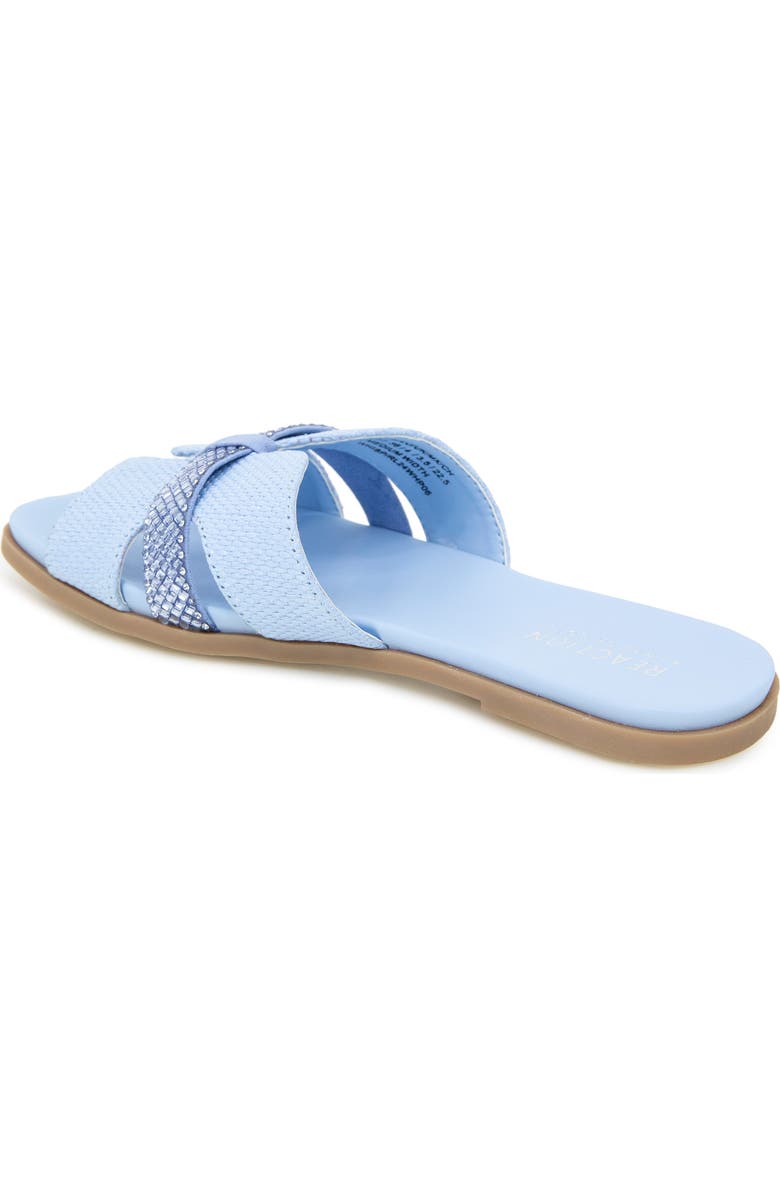Kenneth Cole Reaction Whisp Rhinestone Slide Sandal, Alternate, color, Sky Blue Weave