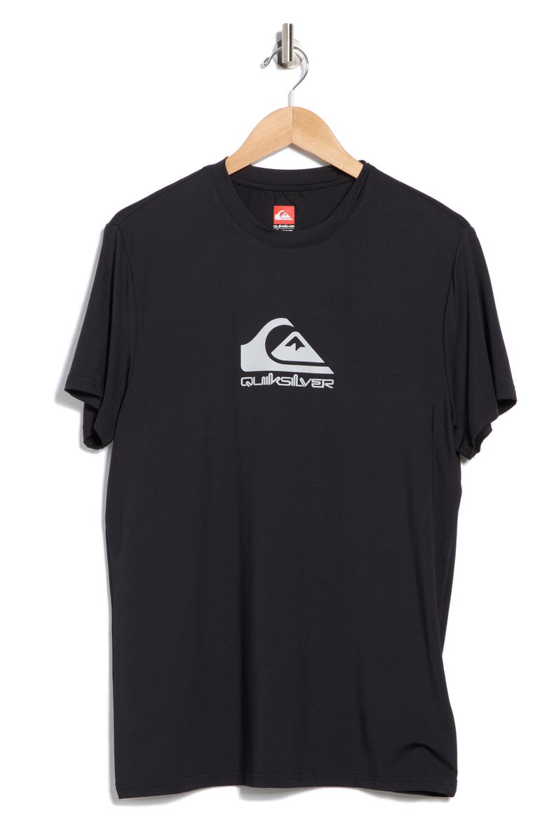 Logo Graphic UPF 50+ T-Shirt, Alternate, color, BLACK