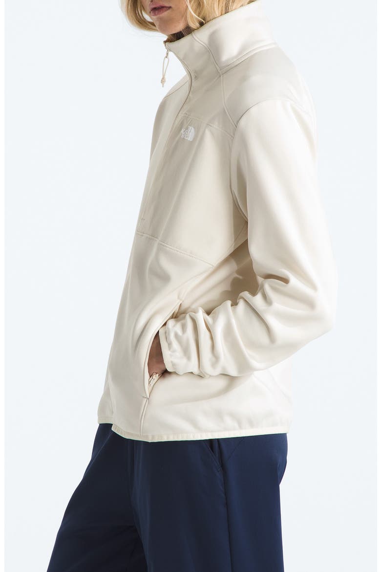 Performance Fleece Full Zip Jacket, Alternate, color, WHITE DUNE