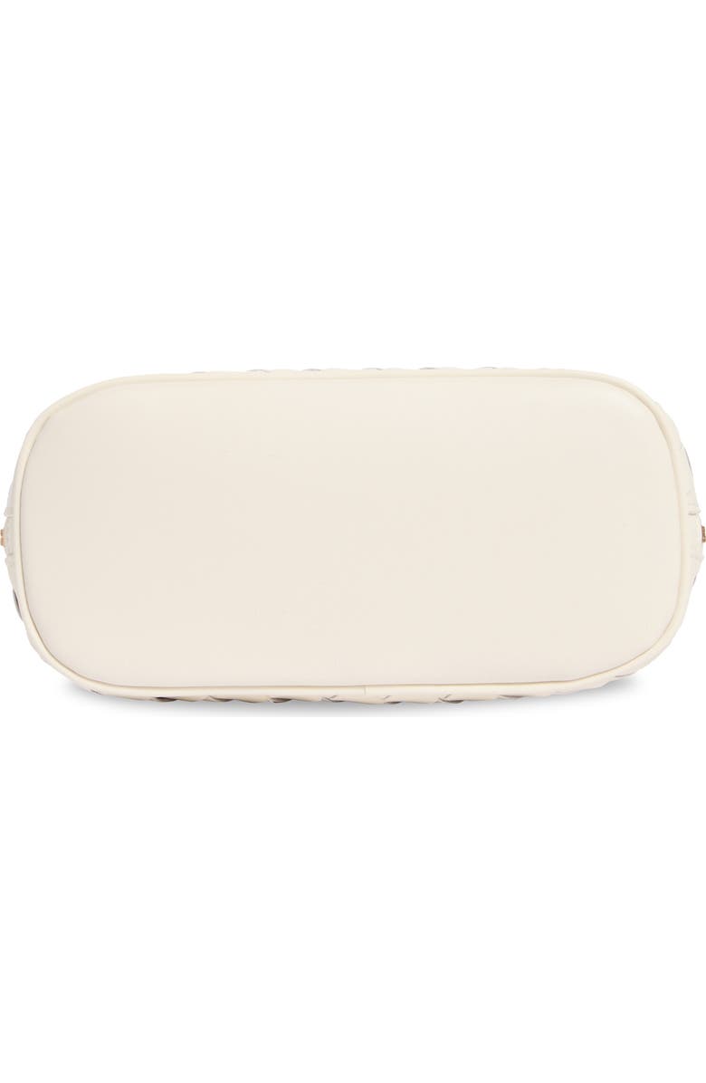 Sam Edelman Margo Mini Woven Satchel Bag, Alternate, color, Ivory