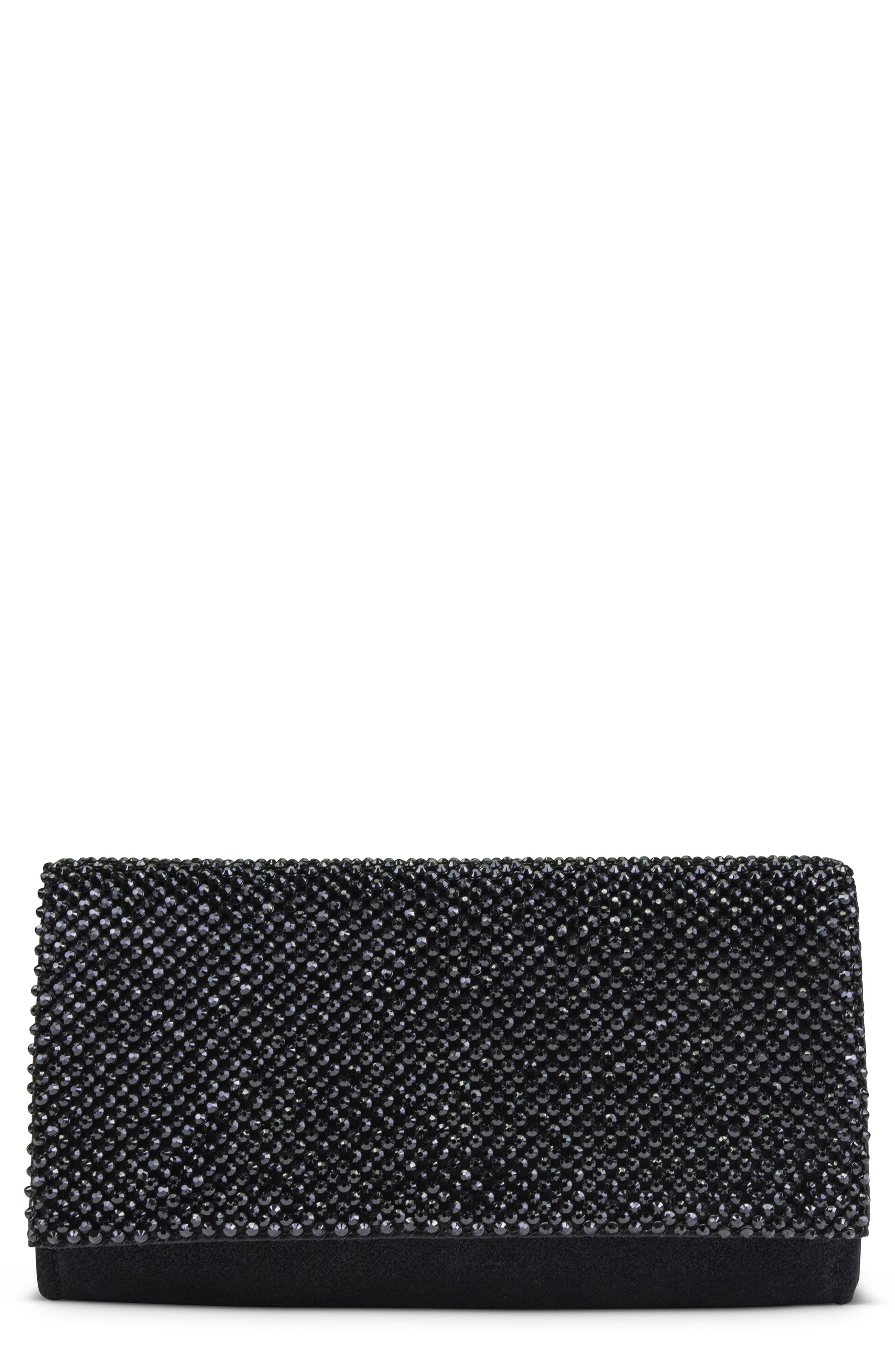 Jessica McClintock Luisa Embellished Clutch, Main, color, 