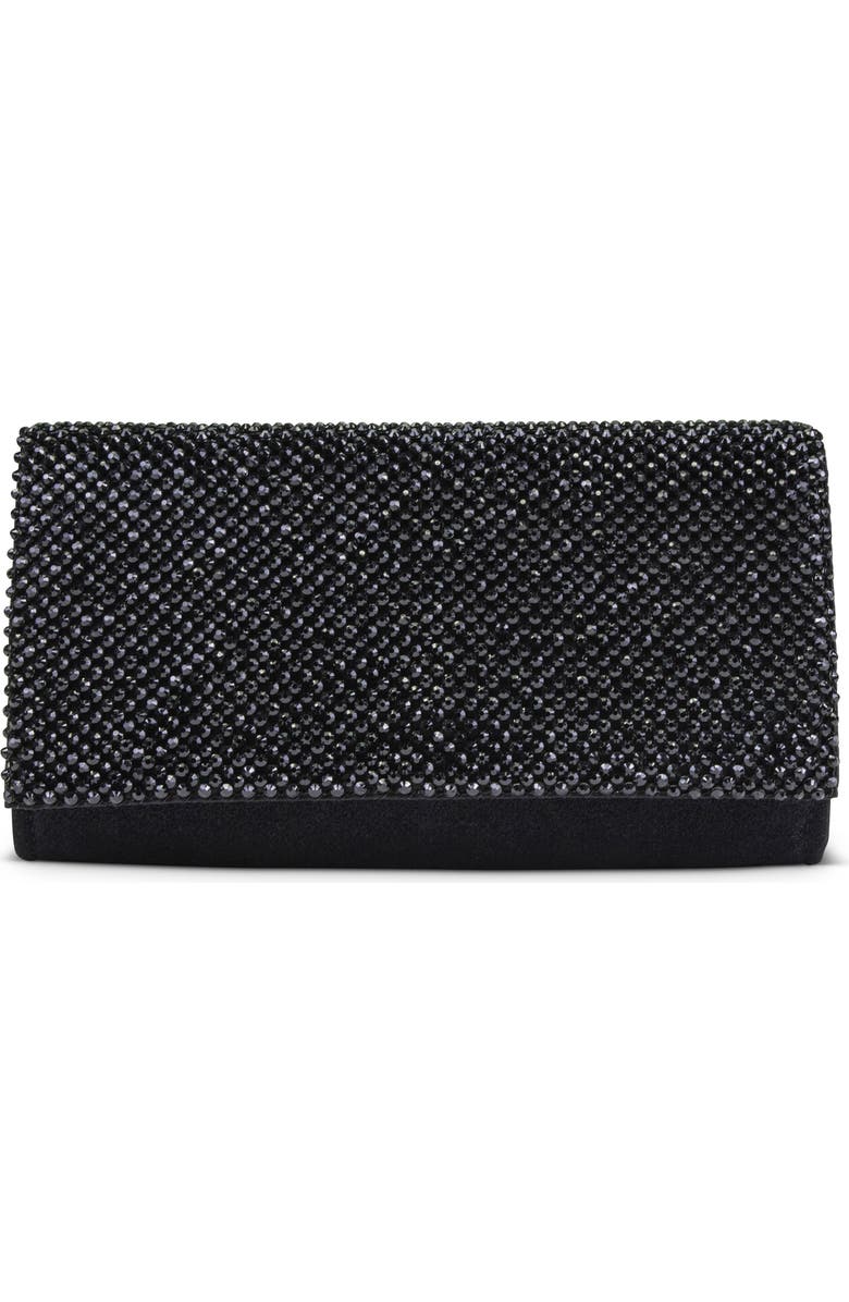 Jessica McClintock Luisa Embellished Clutch, Main, color,