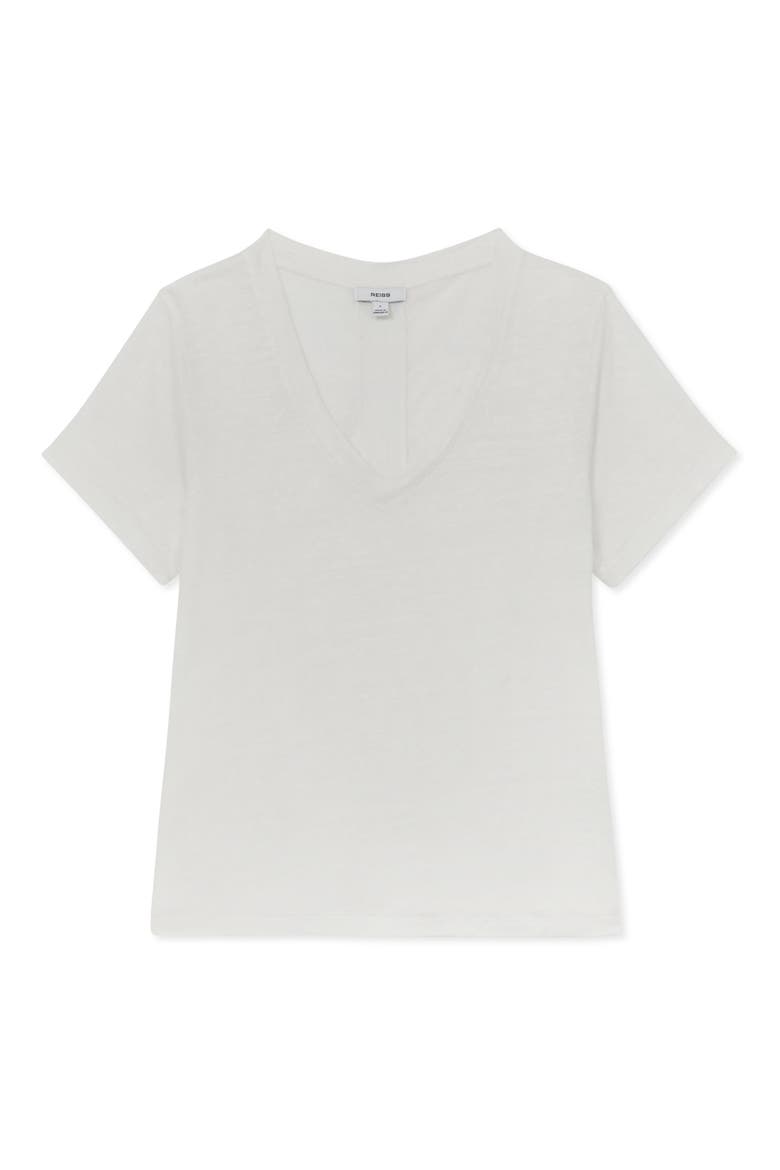 Lola Linen T-Shirt, Alternate, color, WHITE