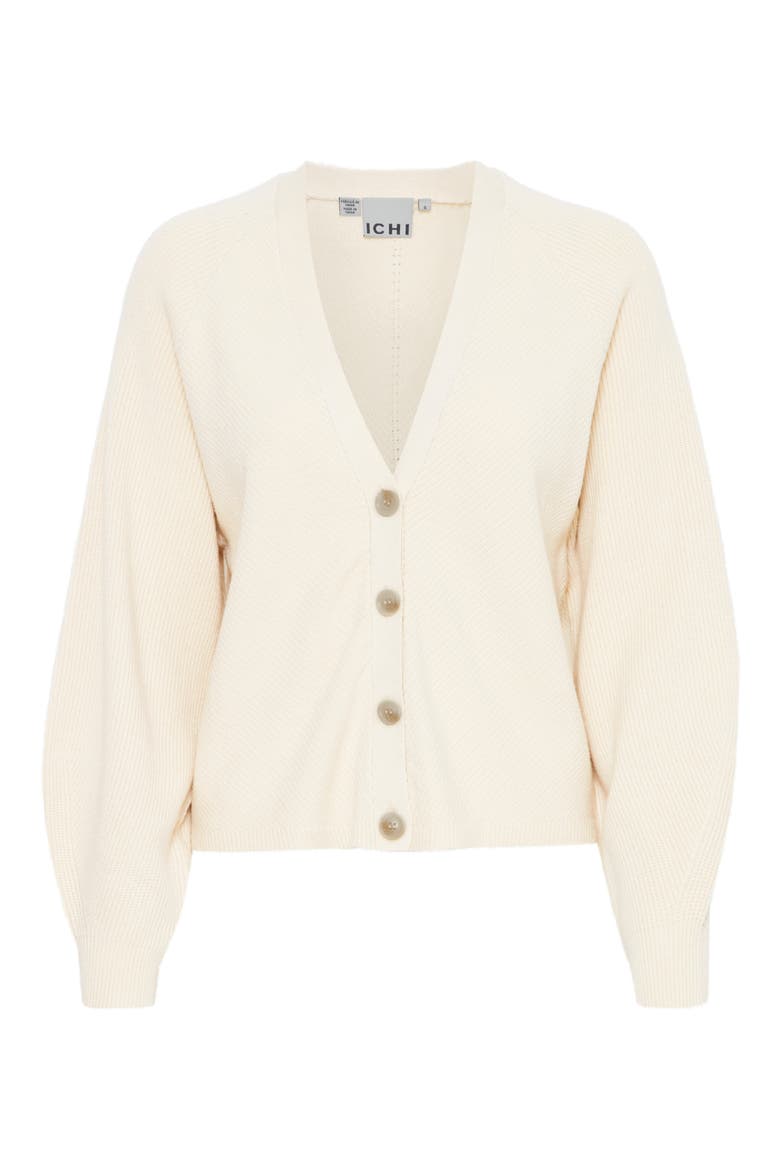 V-Neck Cardigan, Alternate, color, ALMOND MILK