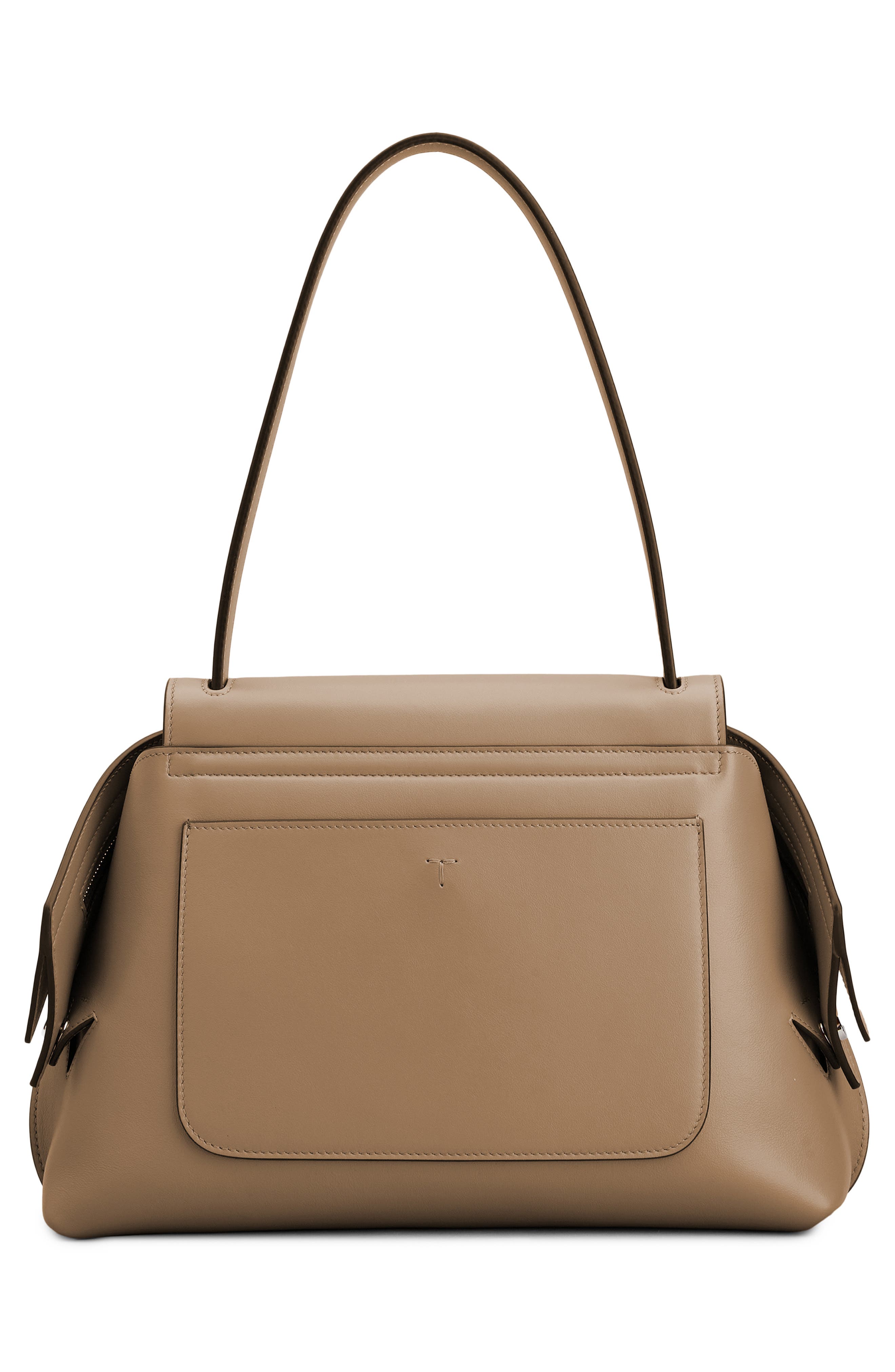Tod's Small Wave Shoulder Bag, Alternate, color, Creta Chiaro
