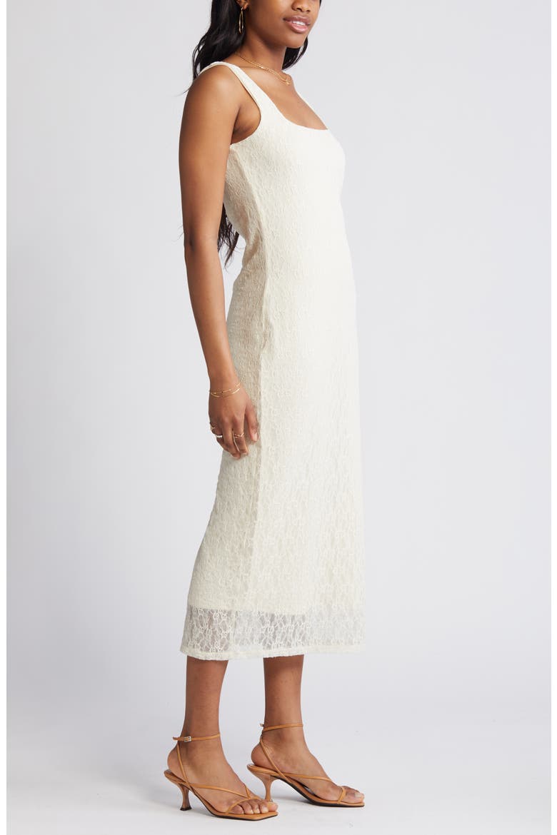 Lace Sleeveless Maxi Dress, Alternate, color, IVORY DOVE