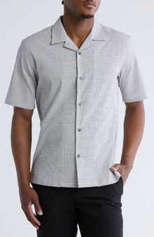 Theory Dazy Short Sleeve Button-Up Camp Shirt