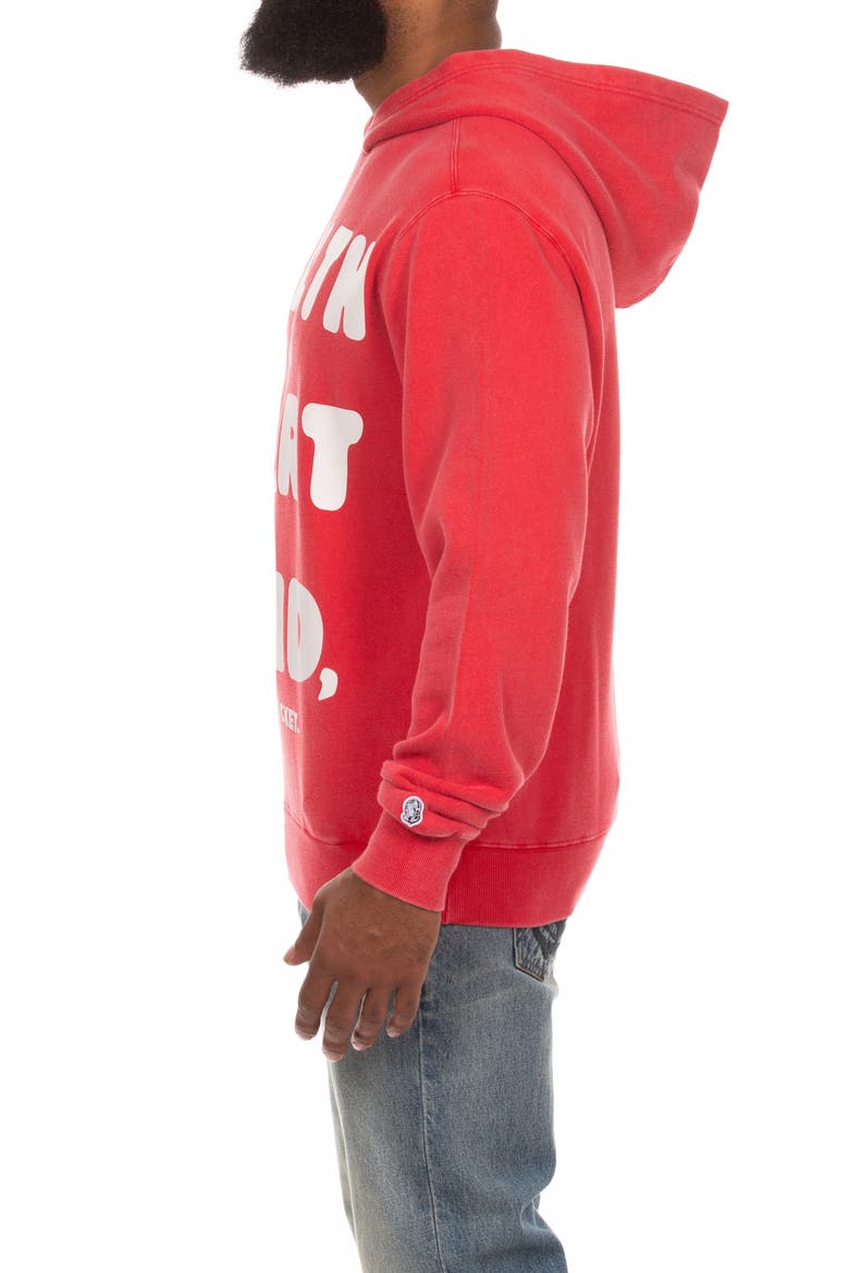 Enlighten Graphic Hoodie, Alternate, color, RED