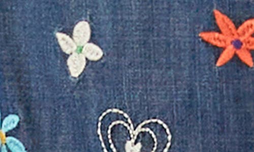 Billy T Sketchbook Embroidered Button-up Shirt In Blue