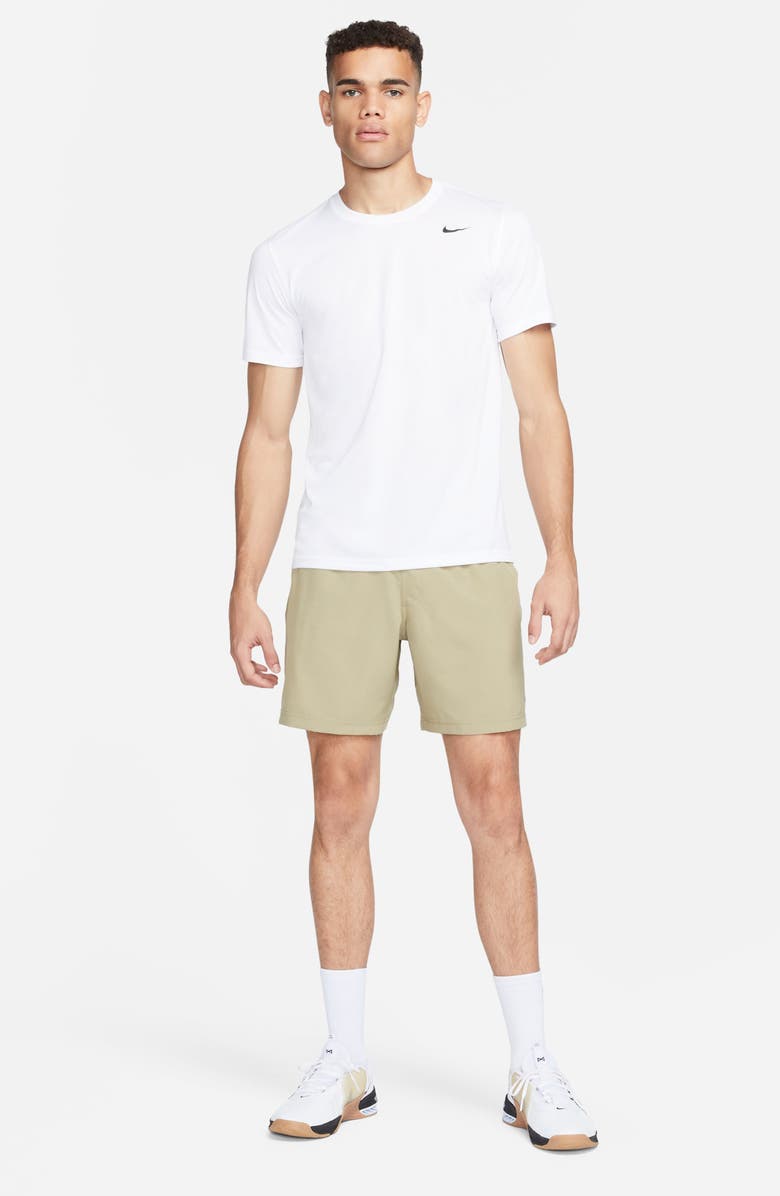 Nike Dri-FIT Form 7-Inch Athletic Shorts, Alternate, color, Neutral Olive/ Black