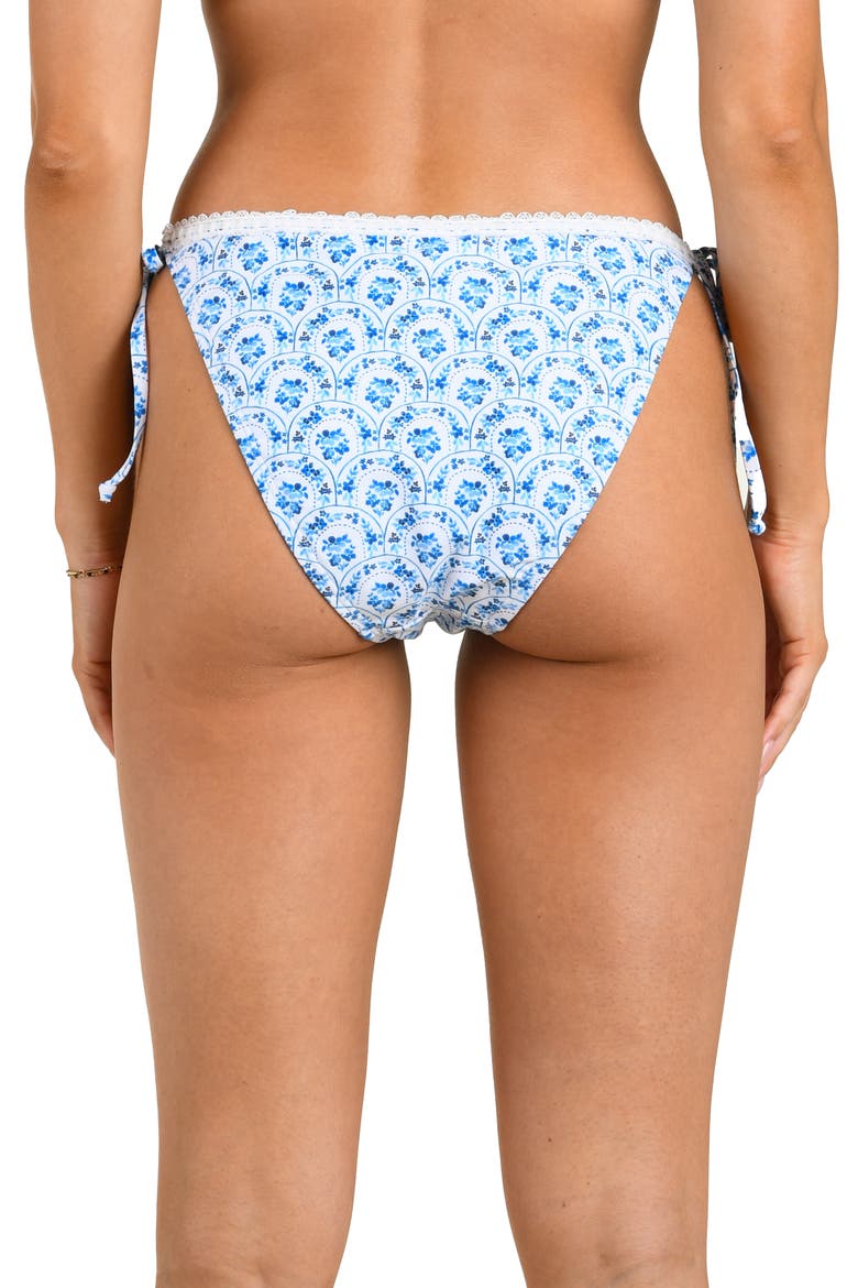Penny Side Tie Hipster Bikini Bottoms, Alternate, color, LIGHT BLUE