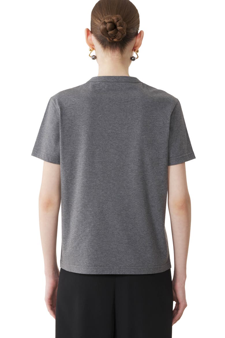 Mother And Daughter Embroidered Jersey T-Shirt, Alternate, color, Dark Grey Melange