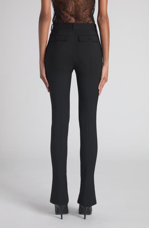 Alexander Mcqueen Mcqueen Wool Stretch Gabardine Skinny Trousers In Black