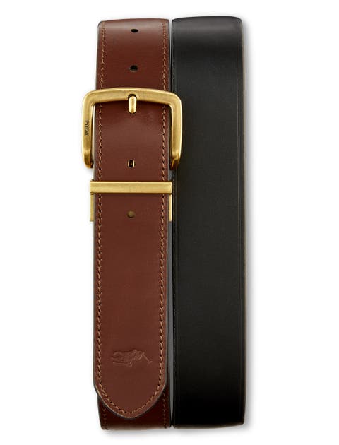 Big & Tall Leather Reversible Belt
