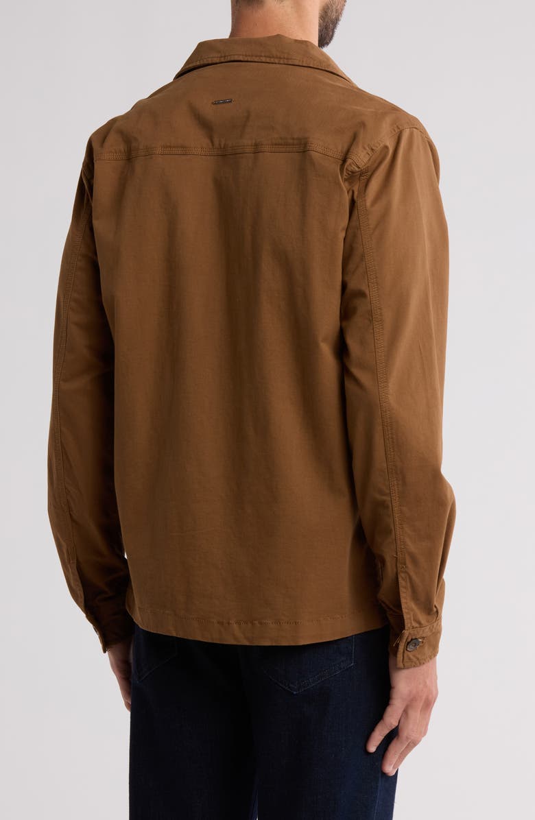 DENIM AND FLOWER Twill Zip Shirt Jacket, Alternate, color,