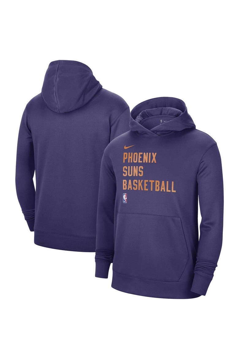 Unisex Nike Purple Phoenix Suns 2023/24 Performance Spotlight On-Court Practice Pullover Hoodie, Main, color, Purple