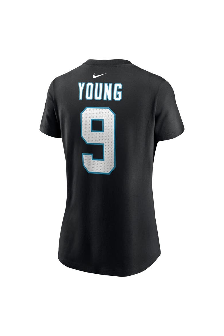Women's Nike Bryce Young Black Carolina Panthers 2023 NFL Draft First Round Pick Player Name & Number T-Shirt, Alternate, color, Black