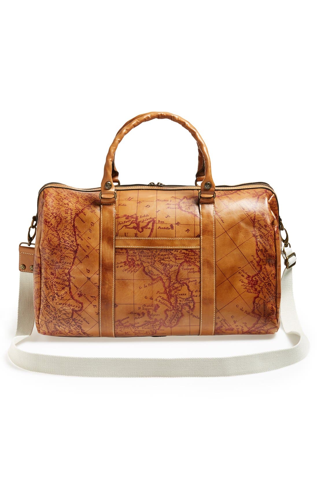'Milano' Weekend Bag, Alternate, color, RUST