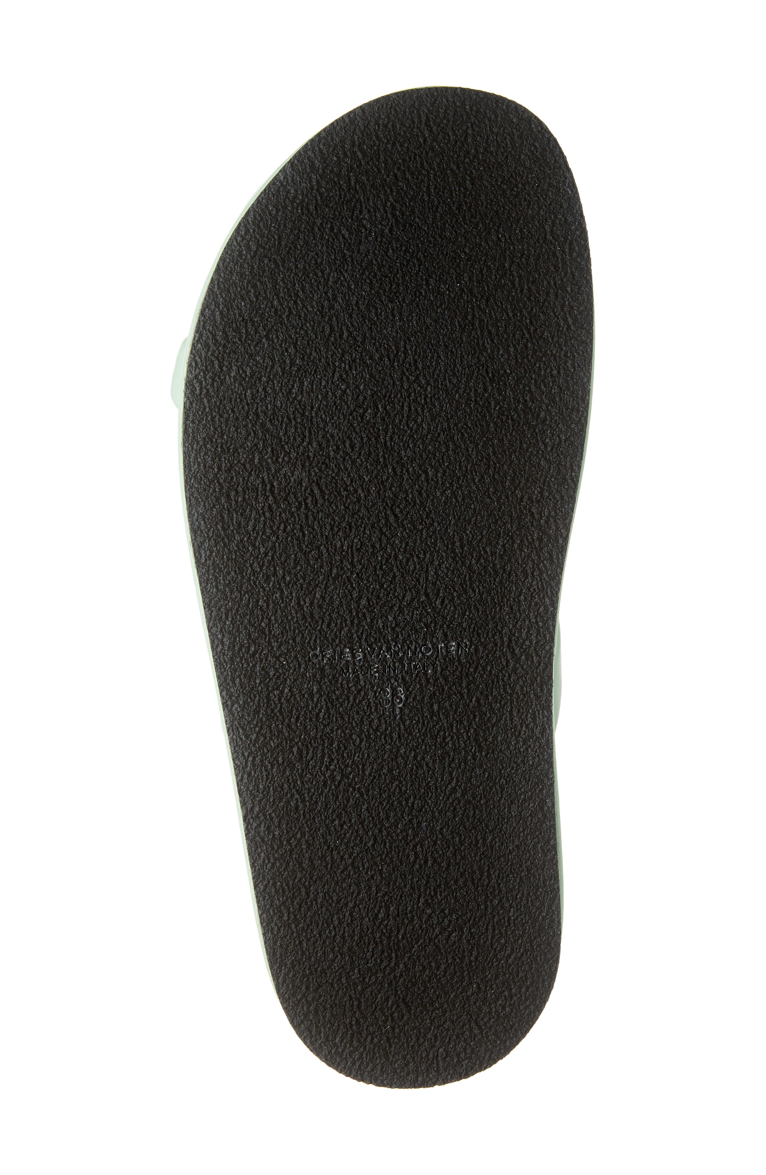 Dries Van Noten Puffy Strap Flatform Leather Sandal, Alternate, color, 