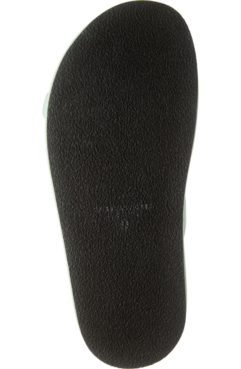 Dries Van Noten Puffy Strap Flatform Leather Sandal, Alternate, color,