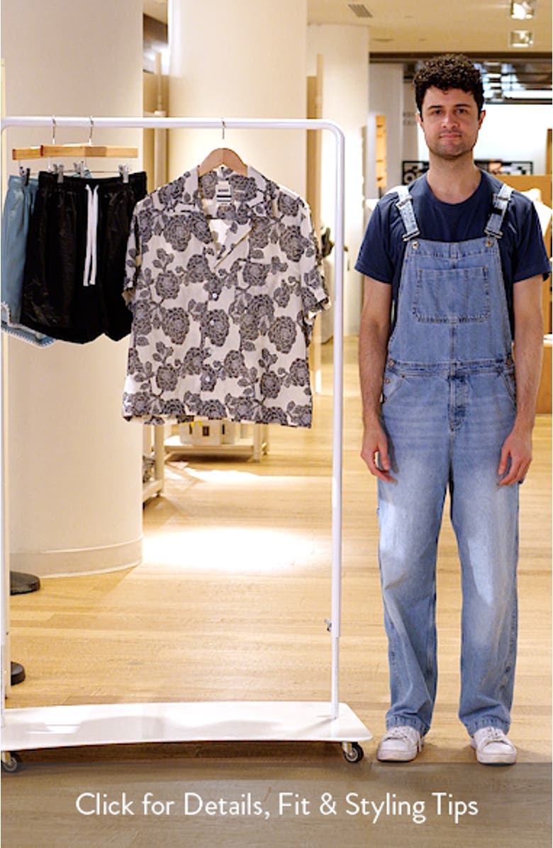 Nathan Floral Cotton & Viscose Blend Camp Shirt, sales video thumbnail